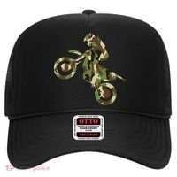 Motocross Dirt Bike Racing Camo Camouflage Hat thumb 0