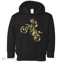Motocross Dirt Bike Racing Camo Camouflage Toddler Hoodie thumb 0