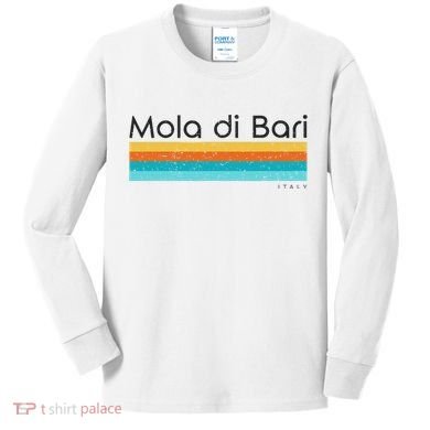 Mola Di Bari Italy Kids Long Sleeve Shirt