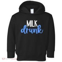 Milk Drunk Blue Logo Funny Cute Toddler Hoodie thumb 0