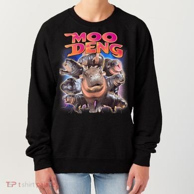 Moo Deng Baby Hippo Women's Sweatshirt