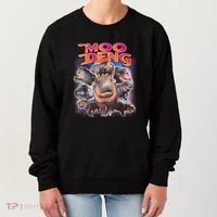 Moo Deng Baby Hippo Women's Sweatshirt thumb 0