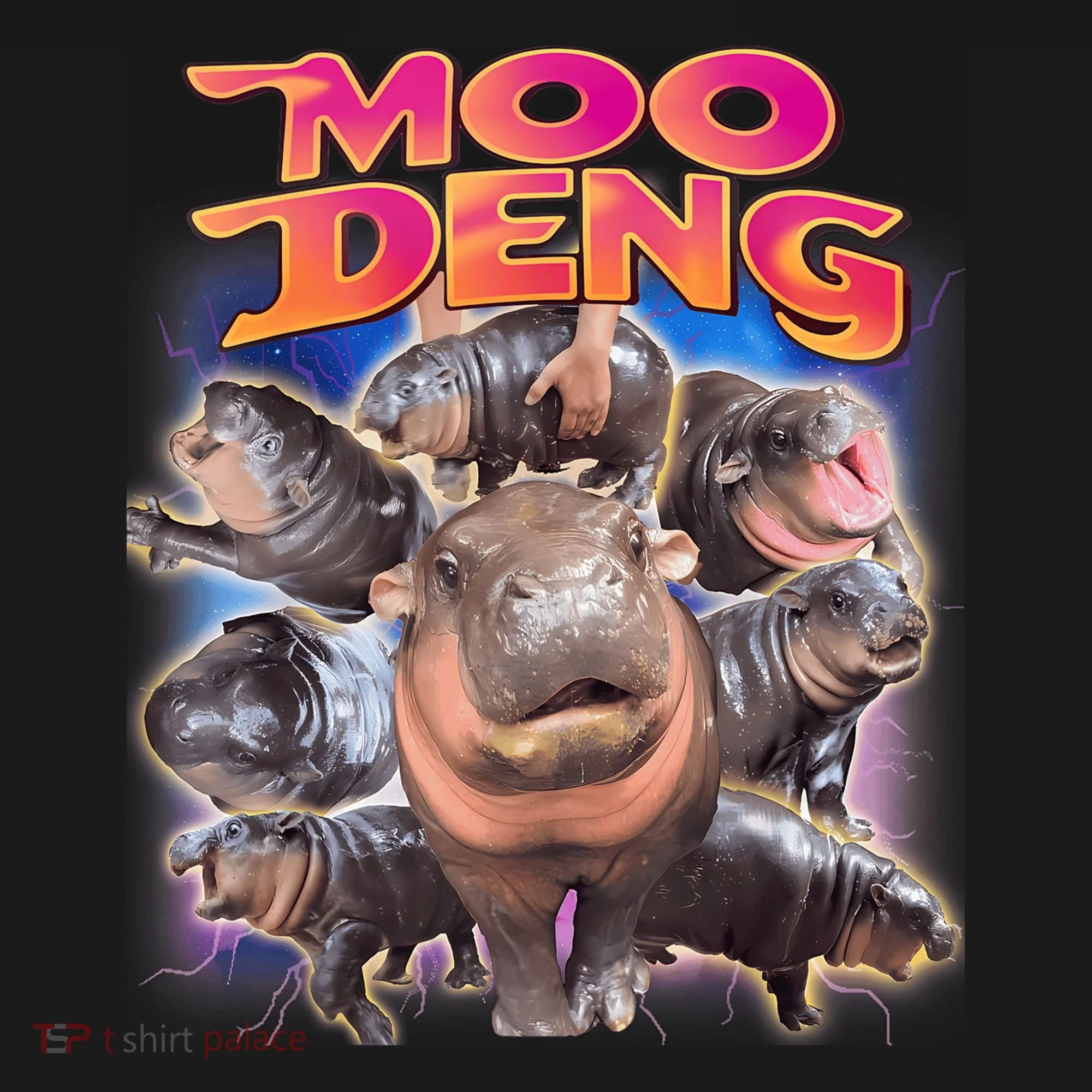 Moo Deng Baby Hippo Doggie Tank