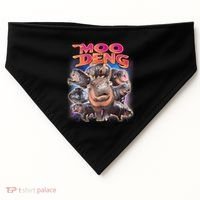 Moo Deng Baby Hippo USA-Made Doggie Bandana thumb 0