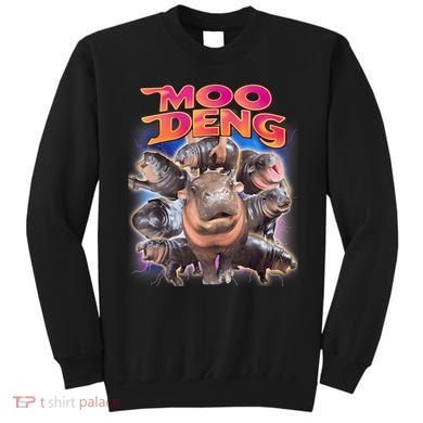 Moo Deng Baby Hippo Sweatshirt
