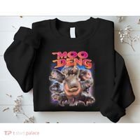 Moo Deng Baby Hippo Sweatshirt thumb 2