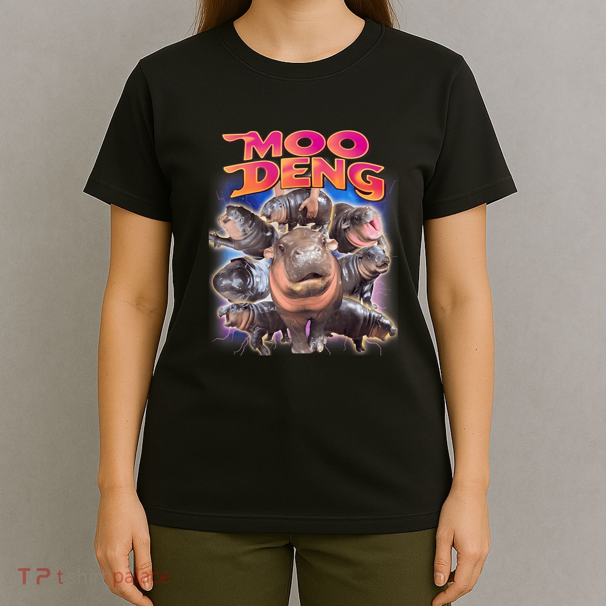 Moo Deng Baby Hippo T-Shirt