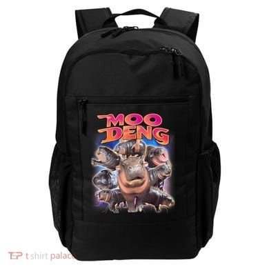 Moo Deng Baby Hippo Backpack