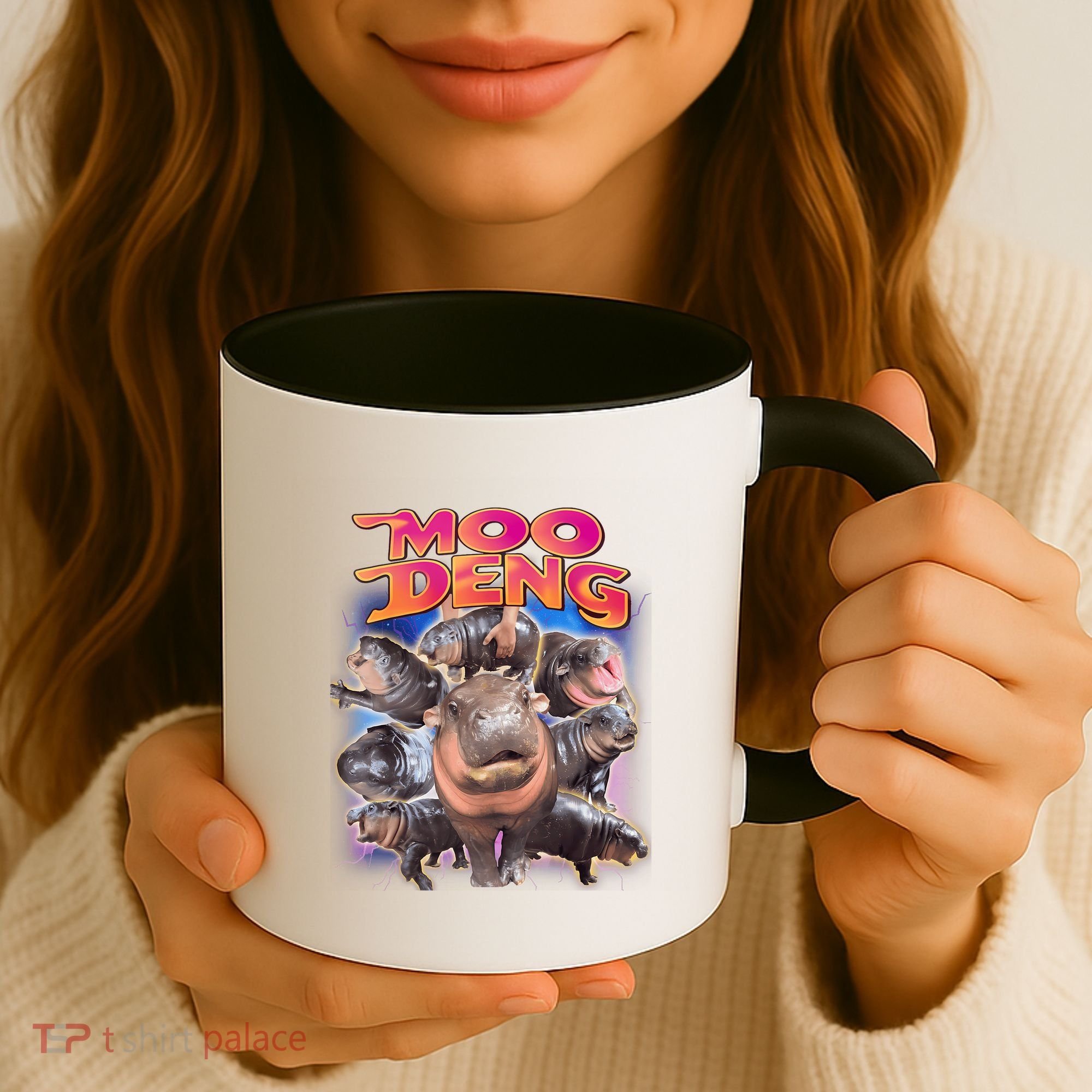 Moo Deng Baby Hippo Coffee Mug