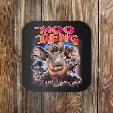 Moo Deng Baby Hippo Coaster