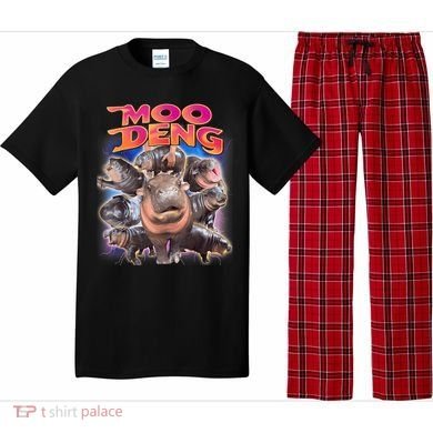 Moo Deng Baby Hippo Pajama Set
