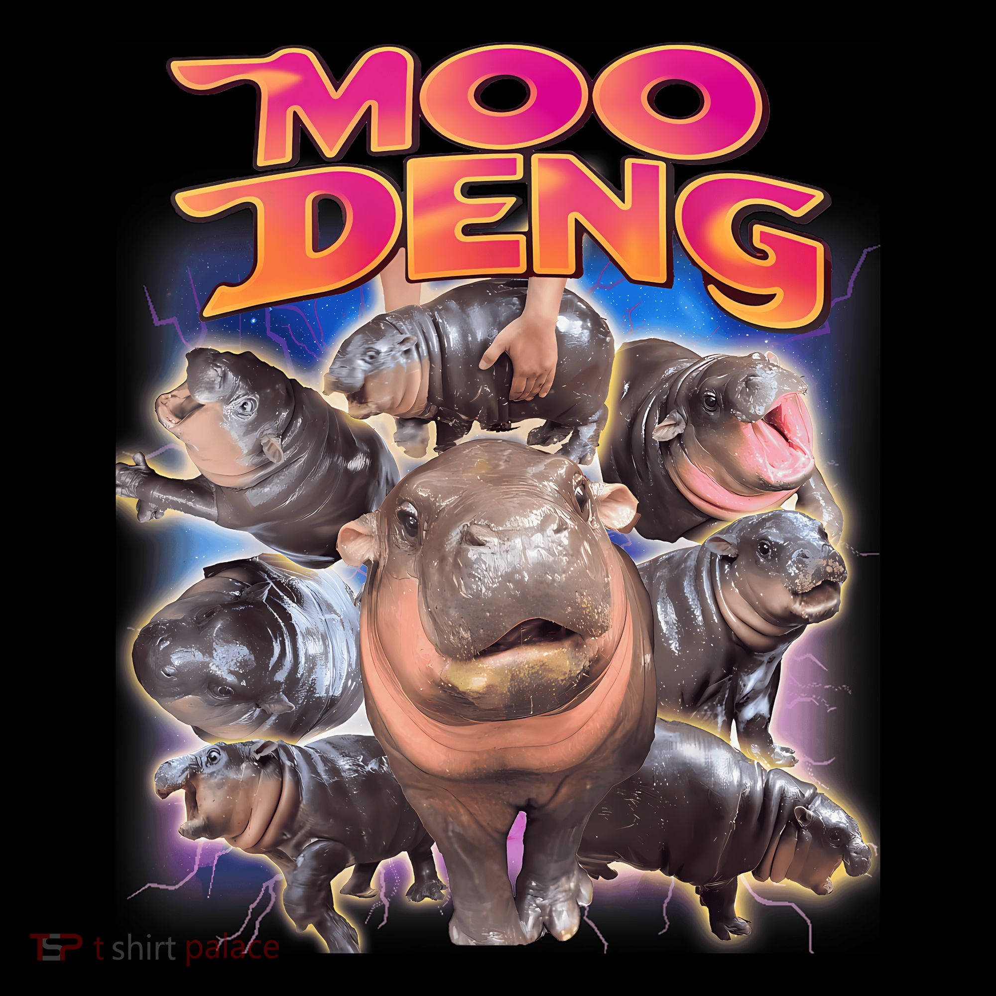Moo Deng Baby Hippo Women's Hoodie