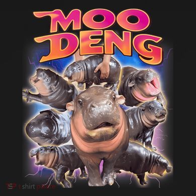 Moo Deng Baby Hippo Magnet
