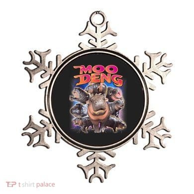 Moo Deng Baby Hippo Ornament