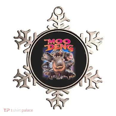 Moo Deng Baby Hippo Ornament
