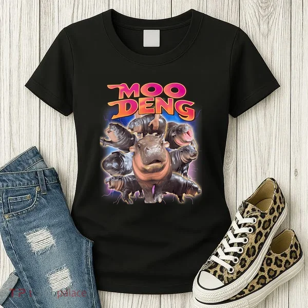 Moo Deng Baby Hippo Women's T-Shirt