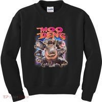 Moo Deng Baby Hippo Kids Sweatshirt thumb 0