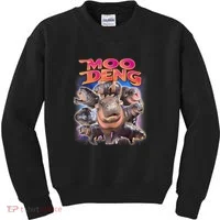 Moo Deng Baby Hippo Kids Sweatshirt thumb 0