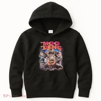 Moo Deng Baby Hippo Kids Hoodie thumb 0