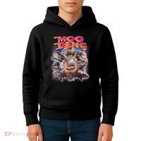 Moo Deng Baby Hippo Kids Hoodie thumb 4