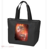 Moo Deng Bouncy Pig In Thai Fire Picture The Cute Baby Hippo Tote Bag thumb 3