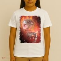 Moo Deng Bouncy Pig In Thai Fire Picture The Cute Baby Hippo T-Shirt thumb 4