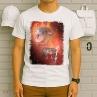 Moo Deng Bouncy Pig In Thai Fire Picture The Cute Baby Hippo T-Shirt thumb 6
