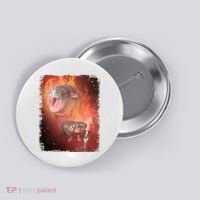 Moo Deng Bouncy Pig In Thai Fire Picture The Cute Baby Hippo Button thumb 0