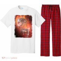 Moo Deng Bouncy Pig In Thai Fire Picture The Cute Baby Hippo Pajama Set thumb 0