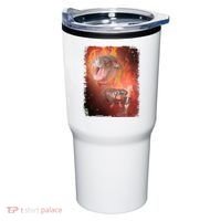 Moo Deng Bouncy Pig In Thai Fire Picture The Cute Baby Hippo Tumbler thumb 0