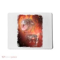 Moo Deng Bouncy Pig In Thai Fire Picture The Cute Baby Hippo Mousepad thumb 0