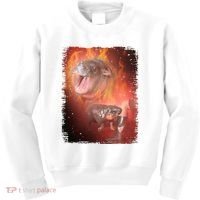 Moo Deng Bouncy Pig In Thai Fire Picture The Cute Baby Hippo Kids Sweatshirt thumb 0