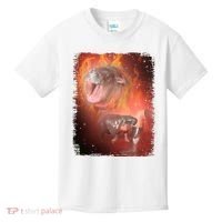 Moo Deng Bouncy Pig In Thai Fire Picture The Cute Baby Hippo Kids T-Shirt thumb 0