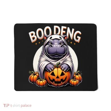 Moo Deng Baby Hippo Moo Deng Costume For Boo Deng Halloween Mousepad