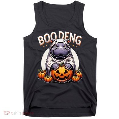 Moo Deng Baby Hippo Moo Deng Costume For Boo Deng Halloween Tank Top