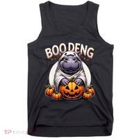 Moo Deng Baby Hippo Moo Deng Costume For Boo Deng Halloween Tank Top thumb 0