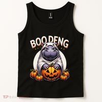 Moo Deng Baby Hippo Moo Deng Costume For Boo Deng Halloween Tank Top thumb 2