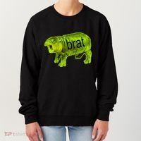 Moo Deng Brat Cute Baby Hippo Women's Sweatshirt thumb 0