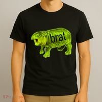 Moo Deng Brat Cute Baby Hippo T-Shirt thumb 3