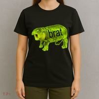 Moo Deng Brat Cute Baby Hippo T-Shirt thumb 4