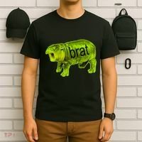 Moo Deng Brat Cute Baby Hippo T-Shirt thumb 6