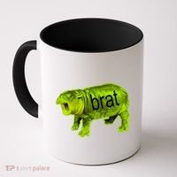 Moo Deng Brat Cute Baby Hippo Coffee Mug thumb 0