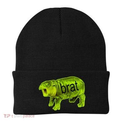 Moo Deng Brat Cute Baby Hippo Beanie