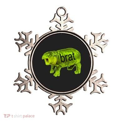 Moo Deng Brat Cute Baby Hippo Ornament