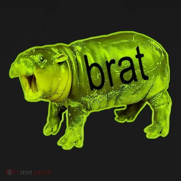 Moo Deng Brat Cute Baby Hippo Ornament