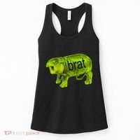 Moo Deng Brat Cute Baby Hippo Women's Tank Top thumb 0