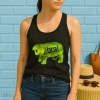 Moo Deng Brat Cute Baby Hippo Women's Tank Top thumb 2