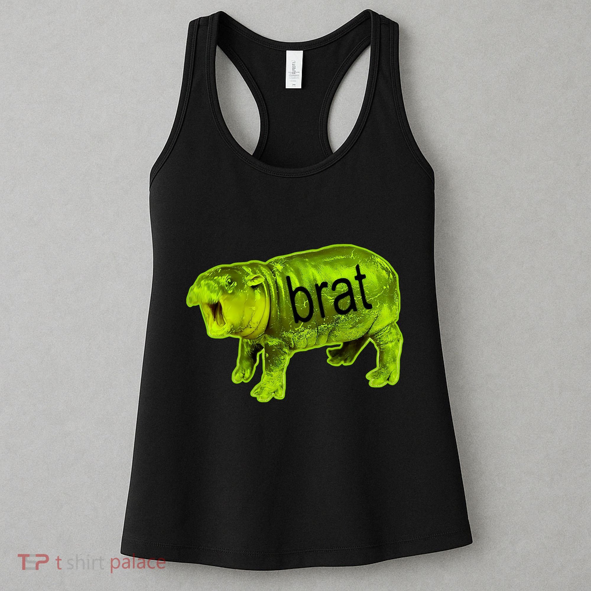Moo Deng Brat Cute Baby Hippo Women's Tank Top