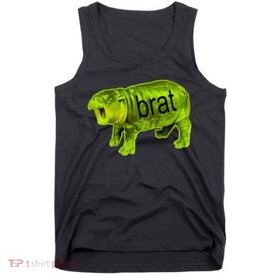 Moo Deng Brat Cute Baby Hippo Tank Top