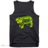 Moo Deng Brat Cute Baby Hippo Tank Top thumb 0
